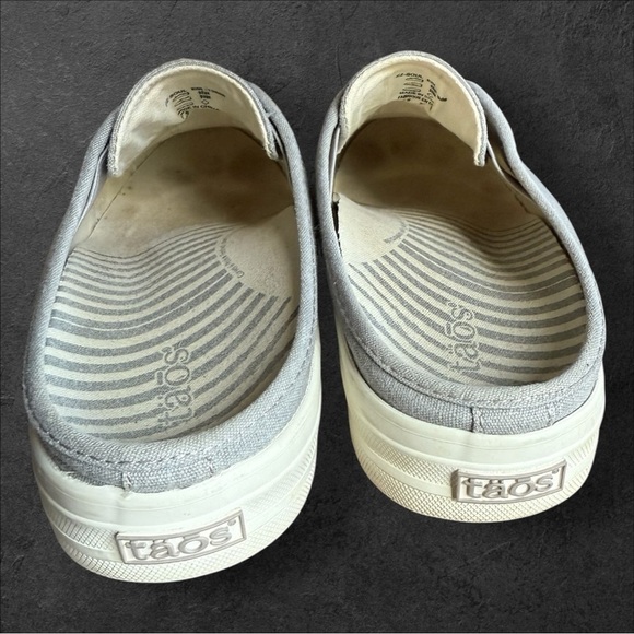 Täōs - Ez Soul Slip On Canvas in Grey Wash - Size 9 - Picture 9 of 9